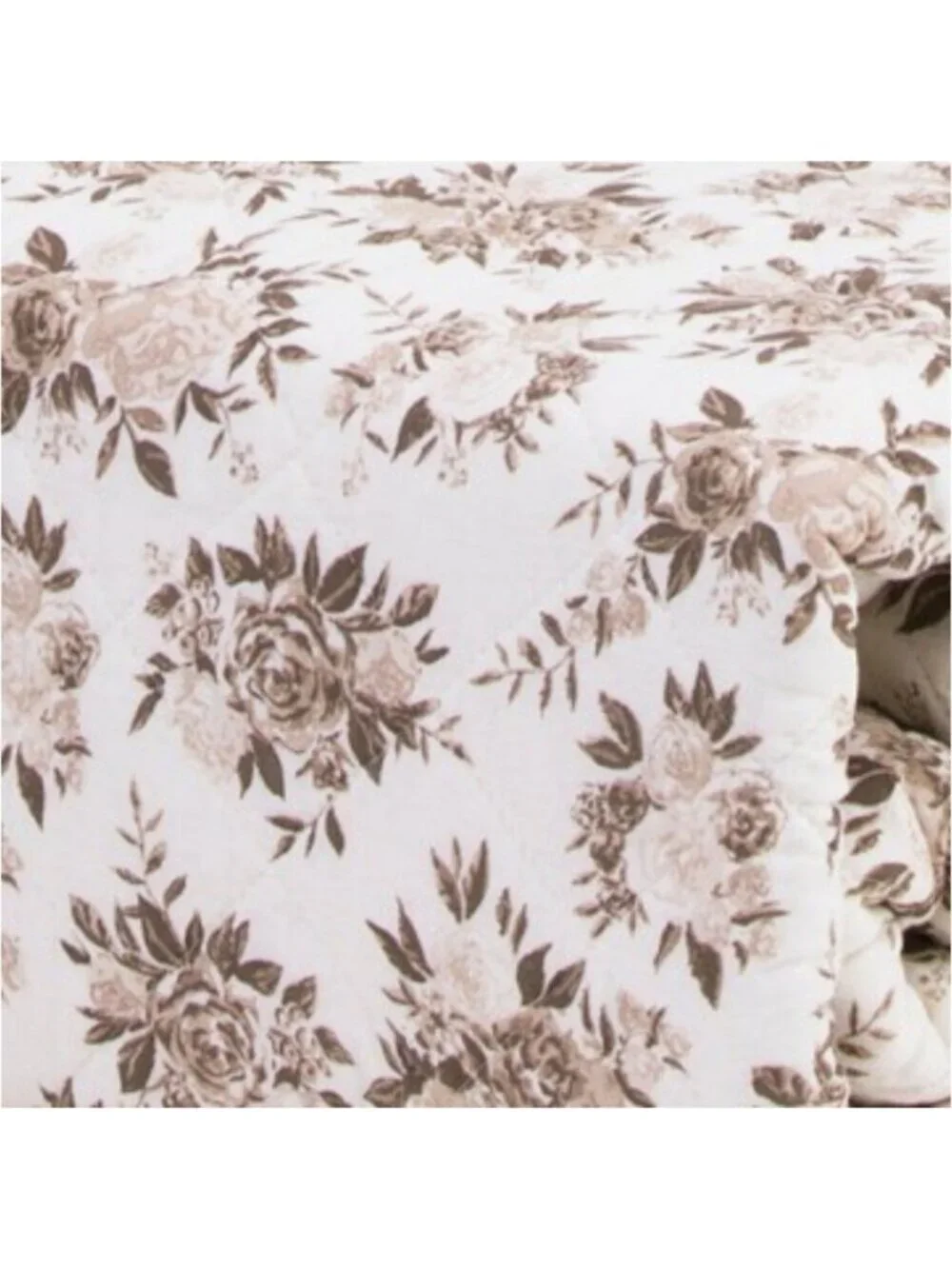 RACHEL ZOE Floral Quilt Set With Ruffle